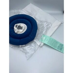 Arrr UFO Neck Collar Navy S Soft Pet‎ Recovery Cone Water Resistant Microfiber